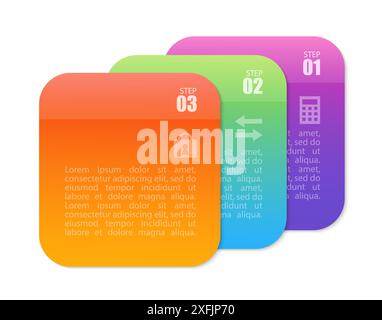 Business data visualization, infographic concept, vector illustration on white background Stock Vector