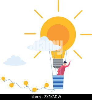 Flat design business Vector Illustration concept Empty template copy ...