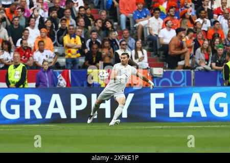 Munich, Germany. 02nd July, 2024. Florin Nita of Romania in the UEFA Euro 2024 Round of 16 between ROMANIA and NETHERLANDS at Allianz Arena in Munich, Germany Credit: Mickael Chavet/Alamy Live News Stock Photo