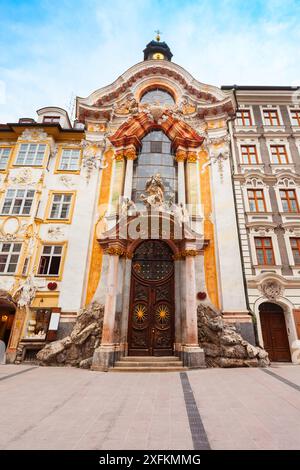 Asam Church or St. Johann Nepomuk or Asamkirche is a baroque church in Munich city, southern Germany Stock Photo