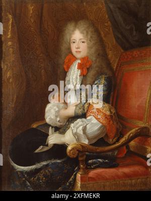 Portrait of Elizabeth Charlotte, Princess Palatine (1652-1722), Duchess of Orléans. Museum: Staatliche Museen, Berlin. Author: Elle, Louis Ferdinand, the Younger. Stock Photo