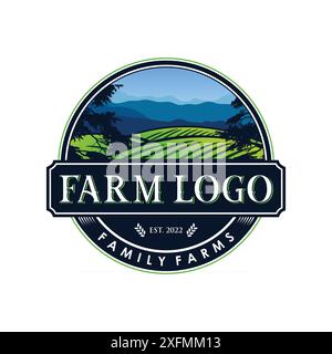farm vector , agriculture logo vector Stock Vector