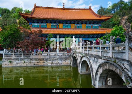 Yuantong Buddhist Temple, Kunming, Yunnan, China, Asia Stock Photo