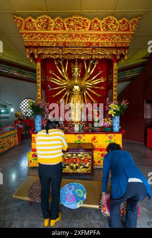 Shrine in Yuantong Buddhist Temple, Kunming, Yunnan, China. April 2016. Stock Photo