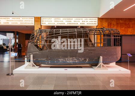 Friedrichshafen, Germany - July 05, 2021: Zeppelin Museum interior in Friedrichshafen. Friedrichshafen is a city on the shore of Lake Constance or Bod Stock Photo