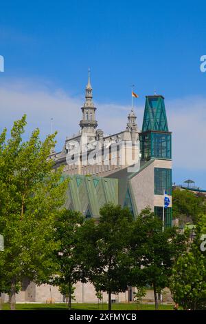 Canada, Quebec City, skyline, Seminaire, Museum of Civilization, Stock Photo