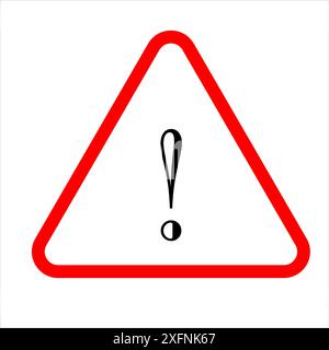 Exclamation marks, warning sign, Danger sign, Caution warning signs set. attention sign. Danger warning attention icon. Hazard warning attention sign Stock Vector