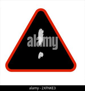 Exclamation marks, warning sign, Danger sign, Caution warning signs set. attention sign. Danger warning attention icon. Hazard warning attention sign Stock Vector