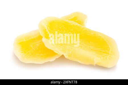 dried mango path isolated on white Stock Photo