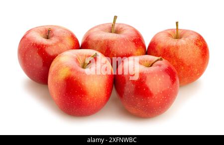 apples path isolated on white Stock Photo