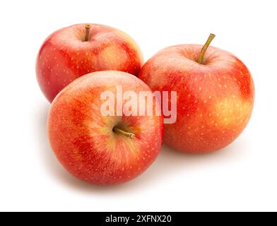 apples path isolated on white Stock Photo