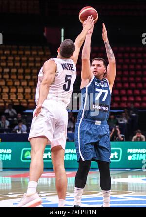 Luka Doncic (Slovenia). FIBA Olympic Qualifying Tournament. Piraeus ...