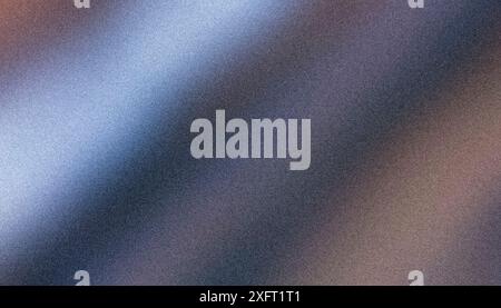 Warm beige blue gradient wave, abstract background, grainy noise, rough texture Stock Photo