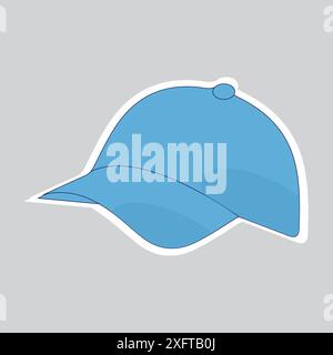 Cartoon hats. Female and male headwear, derby and cowboy, straw hat, cap, panama and cylinder. Summer women vintage fashion hats vector Illustration Stock Vector