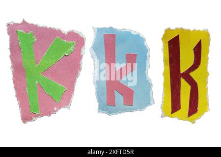 Paper cut letter j. Newspaper magazine cutouts collage Stock Photo - Alamy