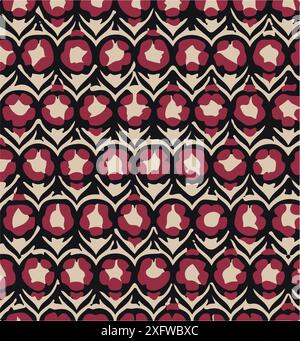 Abstract graphical seamless pattern. vector illustration Stock Vector