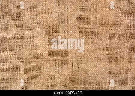 Canvas sack texture background shot in a studio. Empty space for text or design. Beautiful retro and vintage background Stock Photo