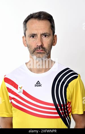Brussels, Belgium. 03rd July, 2024. JUlien Rysman pose for the ...