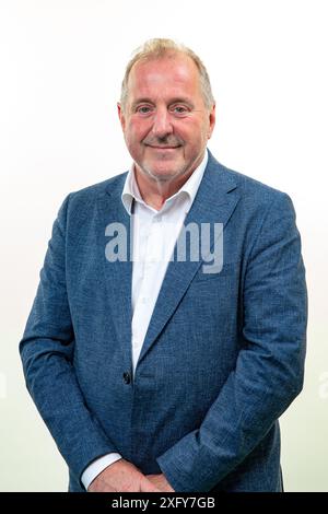 Brussels, Belgium. 04th July, 2024. MR's Benoit Piedboeuf poses during a photoshoot, Thursday 04 July 2024, at the Chamber at the federal parliament in Brussels. BELGA PHOTO KURT DESPLENTER Credit: Belga News Agency/Alamy Live News Stock Photo