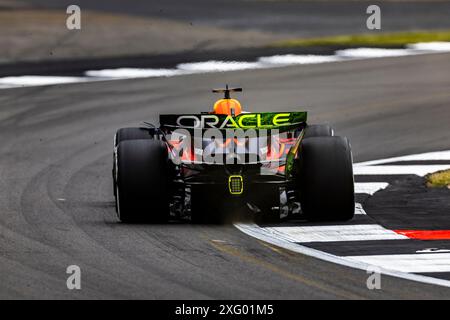 Silverstone, UK. 05th July, 2024. Max Verstappen (NED) - Oracle Red Bull Racing - Red Bull RB20 - Honda RBPT during Free Practice on day 2, friday july 5, 2024 of the formula 1 qatar airways british grand prix 2024, scheduled to take place at the silverstone circuit from july 5 to july 7, 2024 (Photo bby Alessio De Marco/Sipa USA) Credit: Sipa USA/Alamy Live News Stock Photo