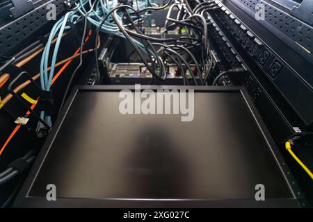 server computer should be high performance, stable, able to serve a large number of users. Stock Photo