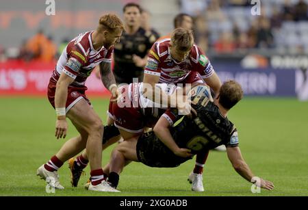 Leigh Leopards' Matthew Moylan during the Betfred Super League, play ...