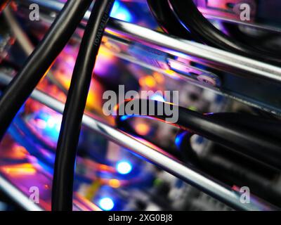 server computer should be high performance, stable, able to serve a large number of users. Stock Photo