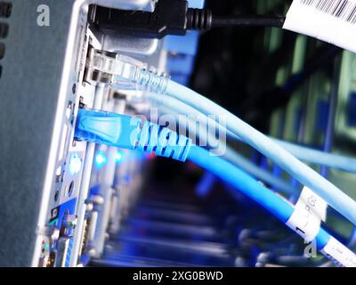 server computer should be high performance, stable, able to serve a large number of users. Stock Photo
