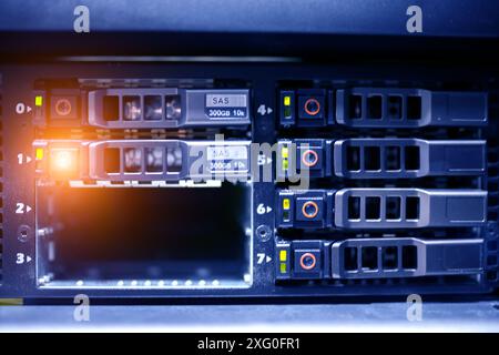 server computer should be high performance, stable, able to serve a large number of users. Stock Photo