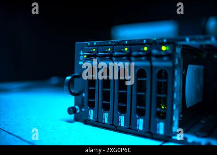 server computer should be high performance, stable, able to serve a large number of users. Stock Photo