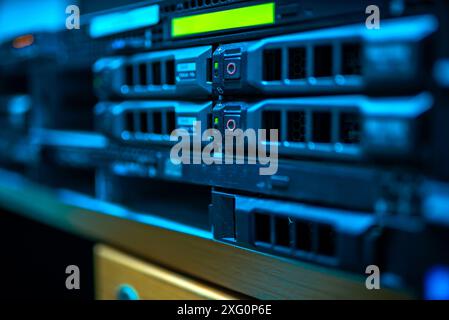 server computer should be high performance, stable, able to serve a large number of users. Stock Photo