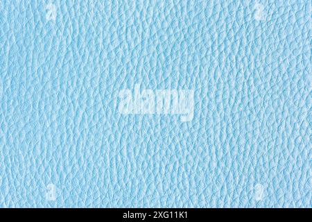 Blue Leather background texture. Full frame Stock Photo