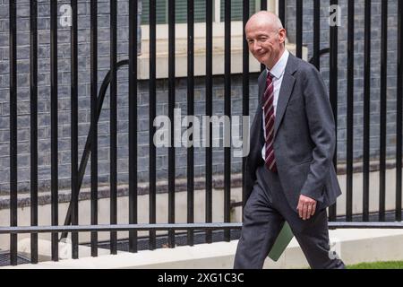 Downing Street, London, UK. 5th July 2024.  Pat McFadden, Chancellor of the Duchy of Lancaster, arrives in Downing Street as UK Prime Minister Keir Starmer makes appointments for his Labour cabinet. Credit: Amanda Rose/Alamy Live News Stock Photo