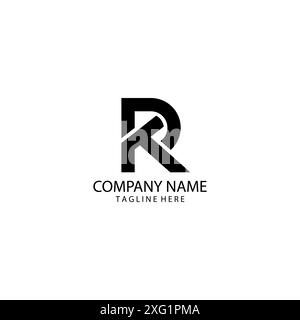 intial RK logo design vector Stock Vector