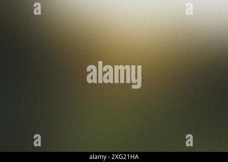 Gradient background with grainy texture transitioning from deep green to white Stock Photo