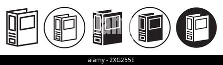 Binder Icon vector set collection for web vector set collection for app ui Stock Vector