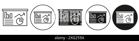 Business Plan Icon vector set collection for web vector set collection for app ui Stock Vector