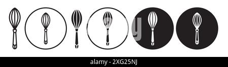 Egg beater Icon vector set collection for web vector set collection for app ui Stock Vector