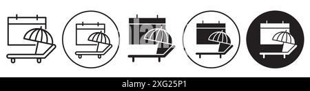 Holiday Icon vector set collection for web vector set collection for app ui Stock Vector
