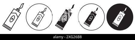 Ointment Icon vector set collection for web vector set collection for app ui Stock Vector