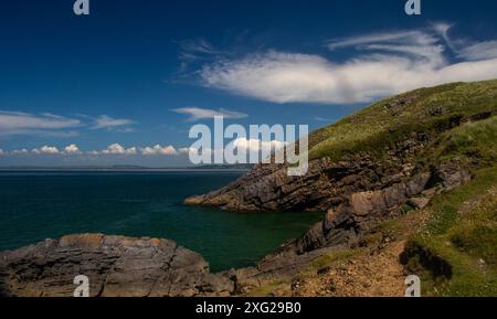 Rhossili bay, Wales Stock Photo