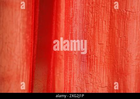 Wrinkled Red curtain. Background with wrinkled texture Stock Photo
