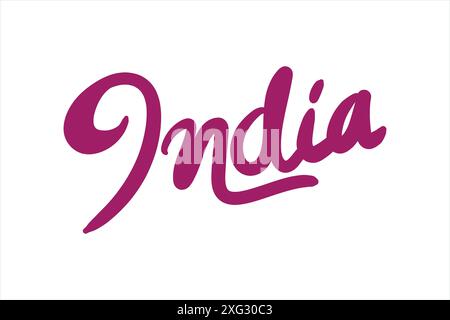 India letter style Stock Vector Image & Art - Alamy