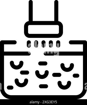 Hydroponic system growing plants without soil in water with mineral nutrient solutions Stock Vector