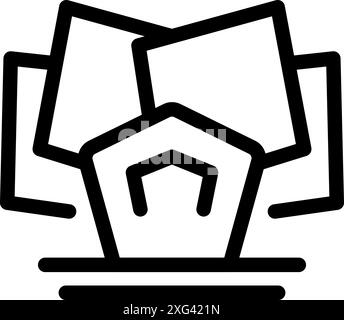 Blockchain technology creating a secure network by connecting multiple devices Stock Vector