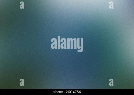 Abstract blurred gradient background showing green and blue tones with a noisy grainy texture, perfect for graphic design Stock Photo