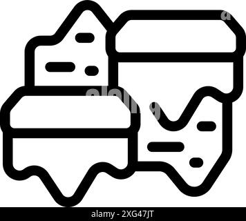 Construction worker is plastering a wall using a spatula, showcasing the process of home renovation Stock Vector