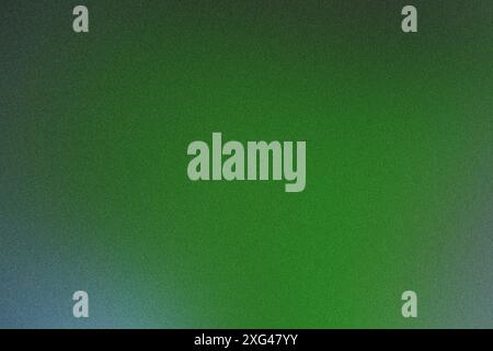 Gradient background with green grains fading into a subtle blue with a hint of texture Stock Photo