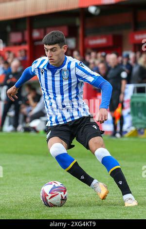 Alfreton, UK. 06th July, 2024. Olaf Kobacki during the Alfreton Town FC v Sheffield Wednesday FC friendly match at the Impact Arena, Alfreton, Derbyshire, Englan, United Kingdom on 6 July 2024 Credit: Every Second Media/Alamy Live News Stock Photo