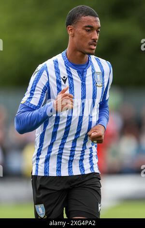 Alfreton, UK. 06th July, 2024. Jan Valery during the Alfreton Town FC v Sheffield Wednesday FC friendly match at the Impact Arena, Alfreton, Derbyshire, Englan, United Kingdom on 6 July 2024 Credit: Every Second Media/Alamy Live News Stock Photo